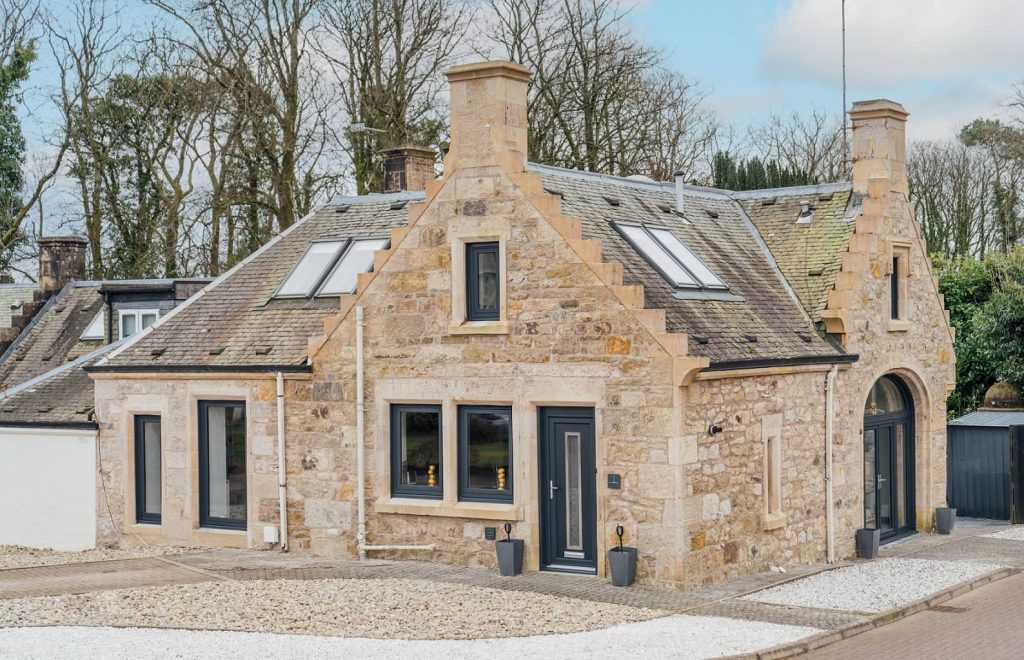 Home in Scotland with double glazed windows
